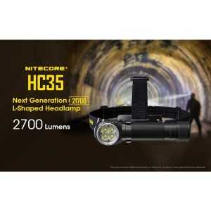 Lanterna frontala profesionala Nitecore HC35 2700 lumeni